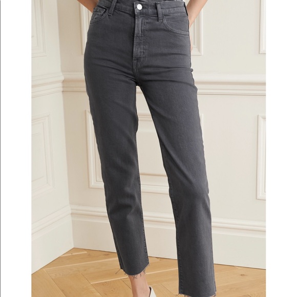 Jules distressed high-rise straight-leg jeans - Picture 4 of 4